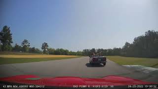 Bad Penny Racing at the 2022 24 Hours of Lemons Block Party at CMP Race Segment 6 of 14