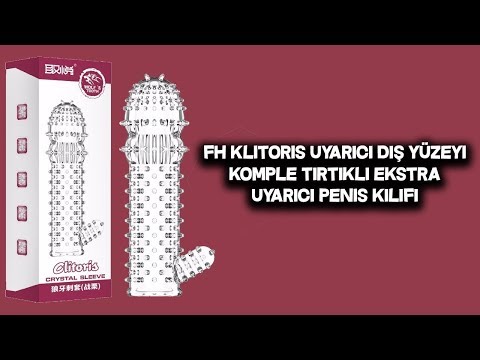 FH Klitoris Uyarıcı Dış Yüzeyi Komple Tırtıklı Ekstra Uyarıcı Penis Kılıfı