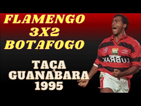 ROMÁRIO X TÚLIO MARAVILHA.FLAMENGO 3X2 BOTAFOGO.FINAL GUANABARA TAÇA 1995