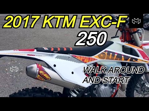 2017 KTM EXC-F 250 Six Days walk around and start up