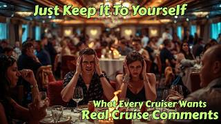 Just Keep Your Celebration To Yourself - What Every Cruiser Wants