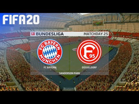 FIFA 20 - FC Bayern München vs. Fortuna Düsseldorf @ Sanderson Park