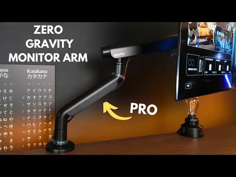 I Tried The Most Innovative Desk Accessory From Japan : COFO Zero Gravity Monitor Arm Pro
