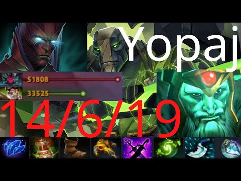 Yopaj mid Earth Spirit, Raven Terrorblade vs Tiny, Timbersaw, WK - failed escape pango - dota2