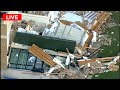 SkyEye Flies Over Tornado Damage In Humble And Kingwood