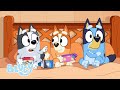 En Heeler Families Jul Bluey På Dansk