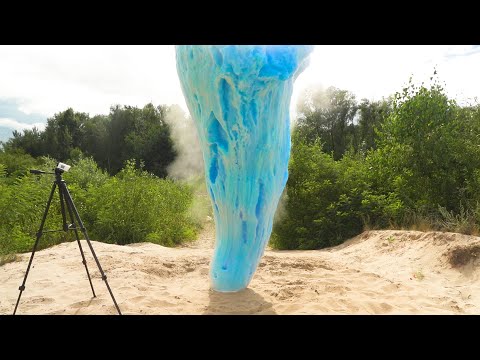 Experiment Devil's Toothpaste Explosion !! Stretch Armstrong, Coca Cola, Fanta, Sprite and Mentos