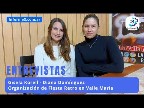 Promoción de Fiesta Retro 2000 en Valle María - A beneficio de Sheila. - INFORME 3 TV