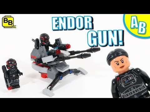 LEGO ENDOR GUN EMPLACEMENT 75226 ALTERNATIVE BUILD Video