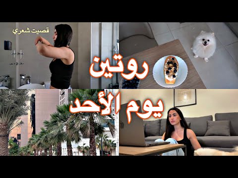 Sunday Reset | رجعة للروتين + قصّيت شعري