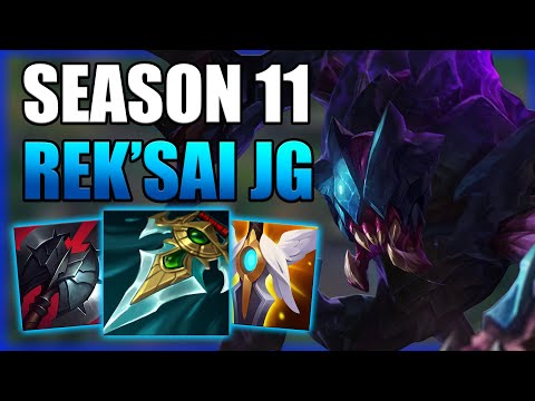 HOW TO PLAY REK'SAI JUNGLE & HARD CARRY - Season 11 Rek'sai Jungle Gameplay Guide League of Legends
