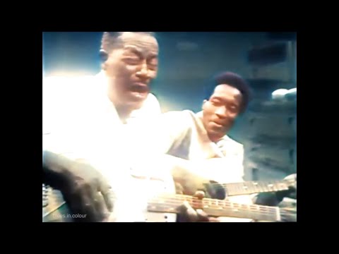 Son House & Buddy Guy - live on Camera Three [Colourised] 1968