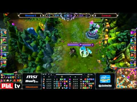 DreamHack Summer 2012 - LoL - Semifinals - Curse.eu vs. Moscow 5 - Game 2 - Part 2