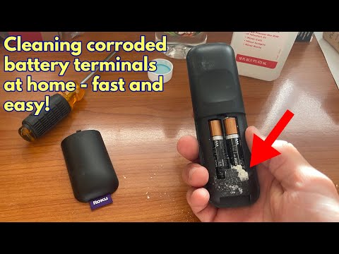 How to clean corroded battery terminals in electronic devices at home - fast and easy!