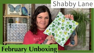 February -2026- Shabby Lane T-Shirt of the month club unboxing
