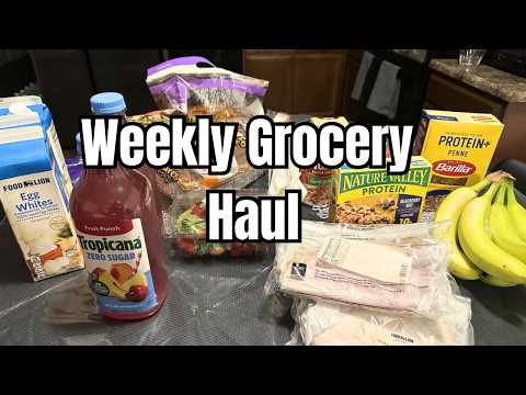 Weekly Grocery Haul | Walmart and Food Lion