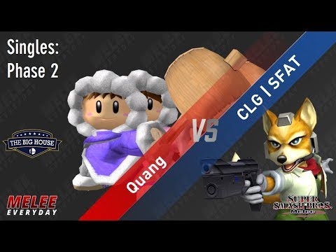 The Big House 8 - Quang (Ice Climbers) vs. CLG | SFAT (Fox) - SSBM - Singles Phase 2