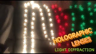 Holographic Lens Experiment - Transform Any Light Into Holiday Magic