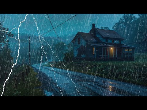 Eliminate Stress and Fall Asleep in 5 Minutes – Relax with Rain and Thunder on a Stormy Night