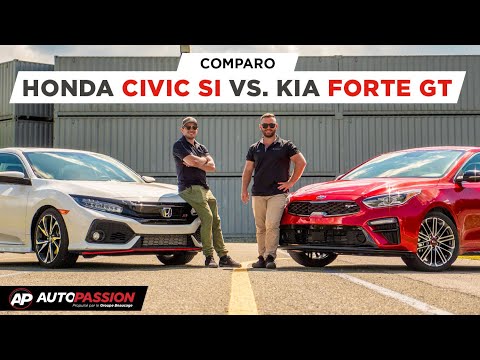 2020-2021 Kia Forte GT VS Honda Civic Si - Essai AutoPassion - Toute une surprise !