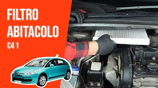 Youtube thumbnail of video "Cambio filtro abitacolo / antipolline C4 1 👃"