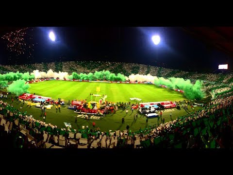 "Atl. Nacional Vs Dep. Cali 5-1 (Los Del Sur) NACIONAL CAMPEON" Barra: Los del Sur • Club: Atlético Nacional