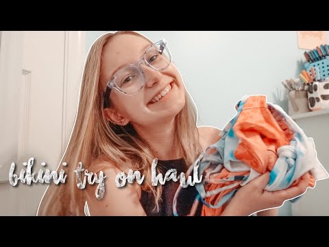 small business bikini haul | *bikini try on haul*