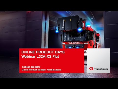 L32A-XS Flat - Aerial ladder from Rosenbauer