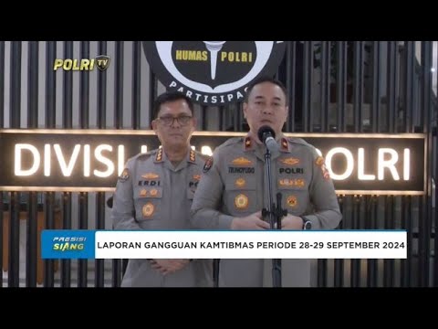 KAROPENMAS - GANGGUAN KAMTIBMAS TANGGAL 28 29 SEPTEMBER 2024
