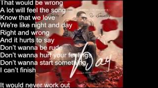 Night &amp; Day (Lyrics)- Bobby V