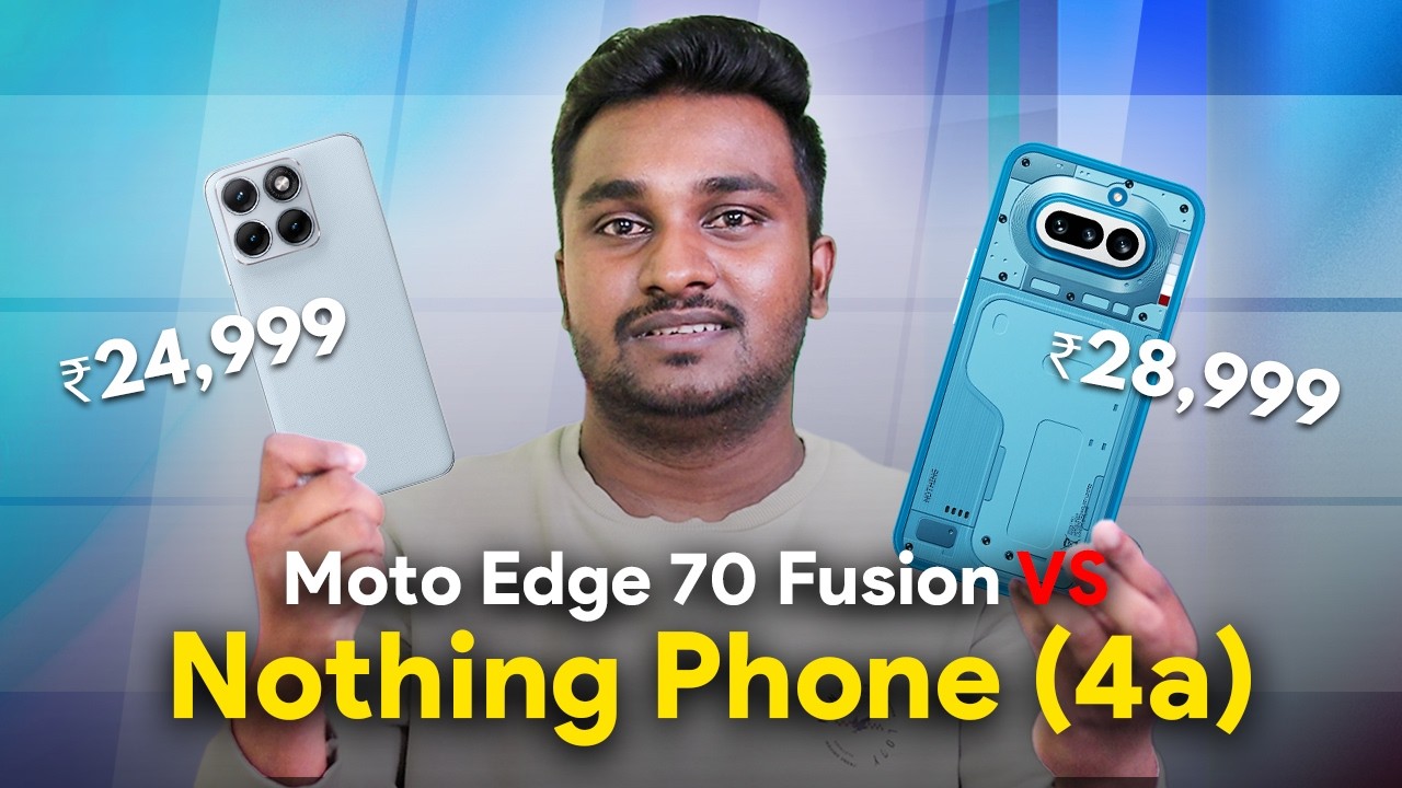 Nothing Phone 4a vs Moto Edge 70 Fusion 😳 Which is Better?