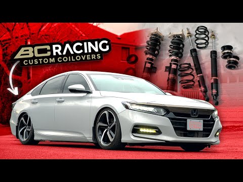 10th Gen Honda Accord Gets SLAMMED! BC Racing Coilover Install.