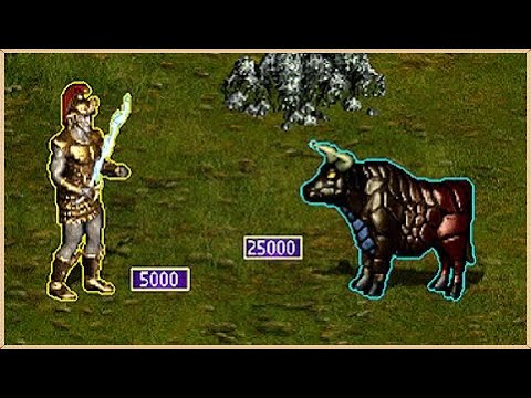 Heroes 3 | 5000 Titans vs 25 000 Mighty Gorgons