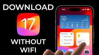 How To Download iOS 17 without WiFi - Install iOS17 Update Using Mobile Data + 2 More Methods