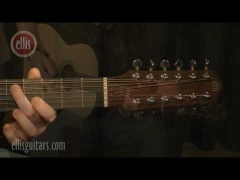 Andrew Ellis 12 string acoustic custom guitar