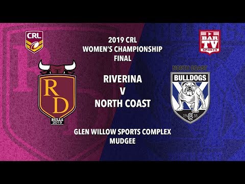 2019 Country Rugby League GF - Women's - Riverina Bulls v North Coast Bulldogs