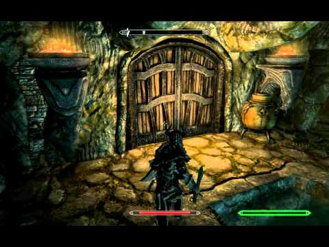 The Elder Scrolls V : Clearing Soljund's Sinkhole(QUEST)+Dragonkill