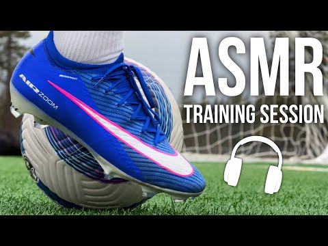 ASMR Training Session For Soccer / Football In Nike Mercurial Vapor 16