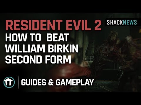 Resident Evil 2 Remake - How To Beat William Birkin - Second Form