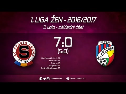 Reportáž: Sparta - Plzeň (3. kolo 1. ligy žen 28.8.2016)