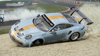 Realistic Racing Crashes #87 | BeamNG Drive