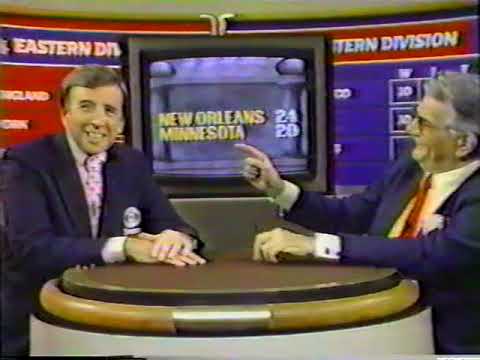 The NFL Today on CBS Dec 21, 1986. Partial Episode. Brent Musburger. Interview of Mike Ditka