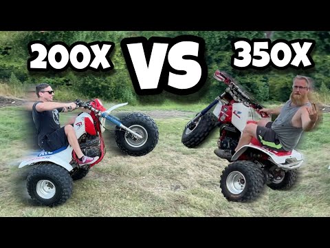 350x vs 200x | Honda ATC 350X vs Honda ATC 200X