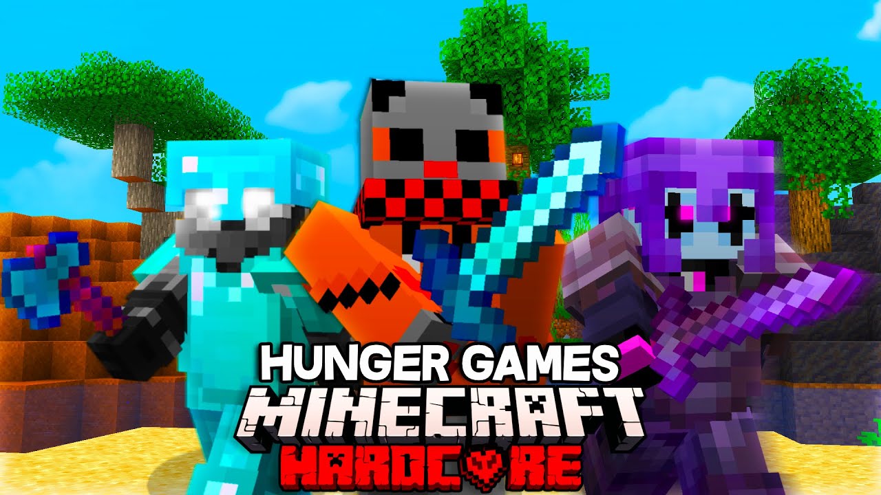 100 Players Simulate a Deserted Hunger Games in Minecraft!