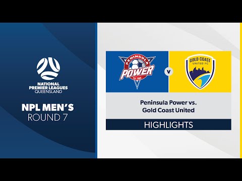 NPL Men's R7 - Peninsula Power vs. Gold Coast United Highlights