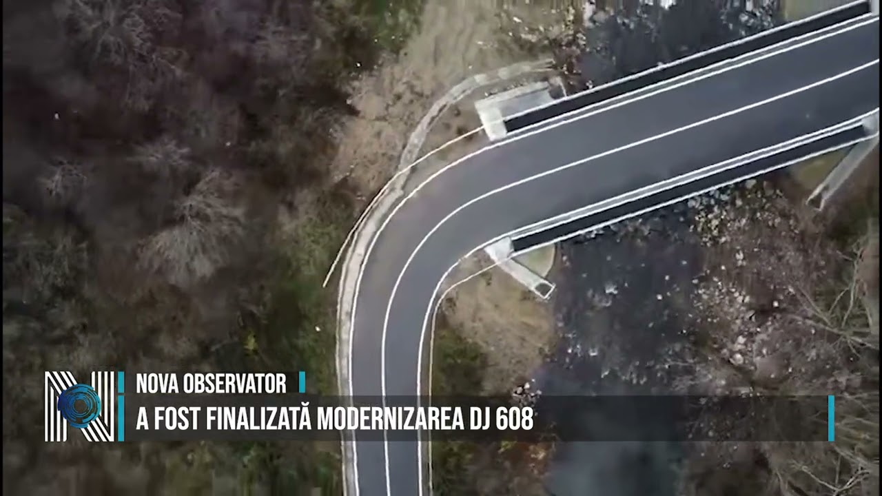 A fost finalizată modernizarea DJ 608