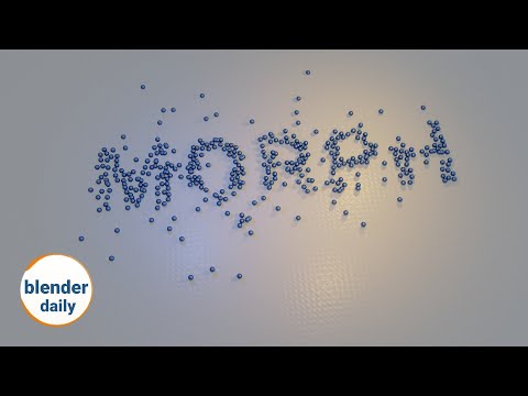 Balls: How to mix animations | Blender Geonodes Daily, tip 87