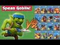 Spear Goblins vs All Troops! - Clash of Clans