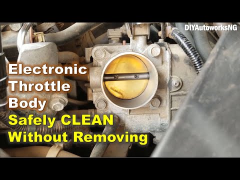 Safely Clean Electronic Throttle Body Without Removing / How to Clean a Drive by Wire Throttle Body