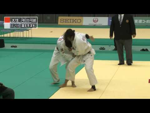 【女子70kg級準決勝　大住vsヌンイラ】平成24年度講道館杯全日本柔道体重別選手権大会｜柔道チャンネル